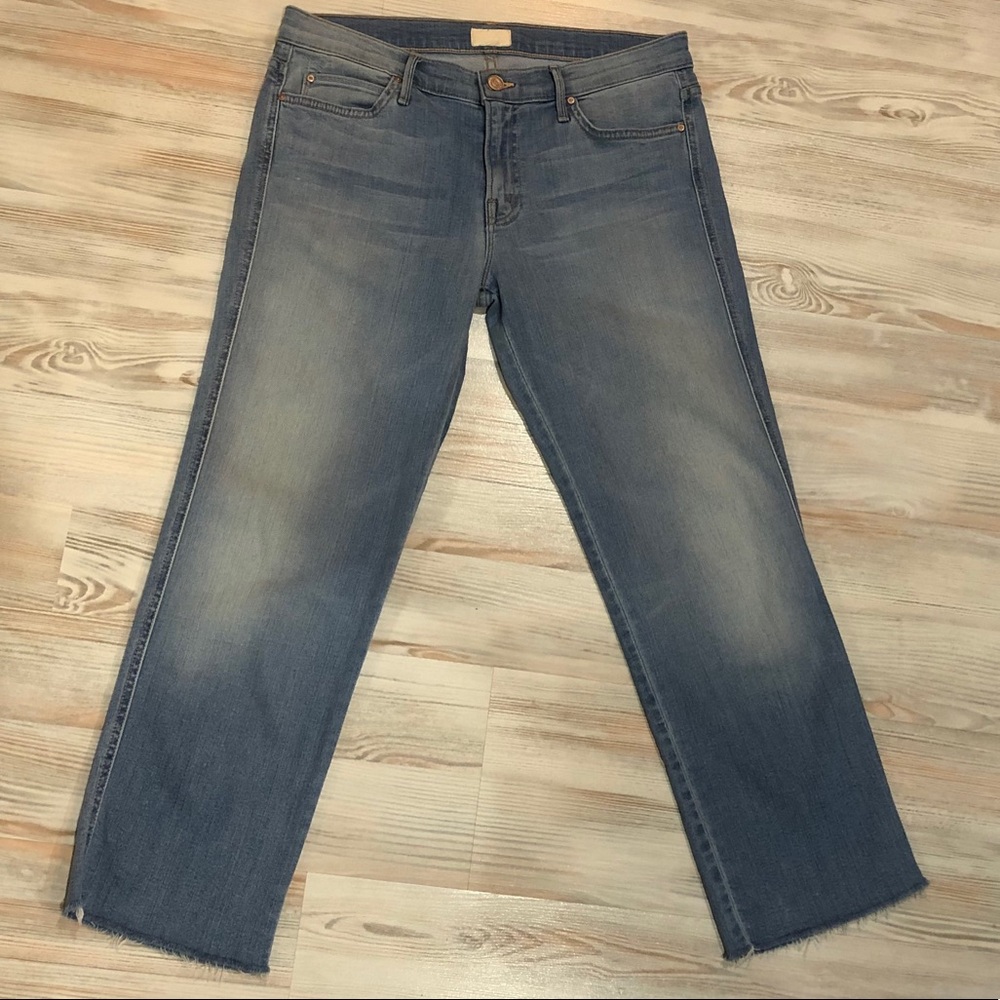 NWOT MOTHER The Rascal Fray Crop Jean